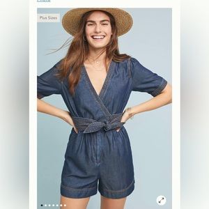 Anthropologie Pilcro denim romper, size 4